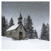Umělecká fotografie Bavarian Winters Tale Anna Chapel, Melanie Viola, (40 x 40 cm)