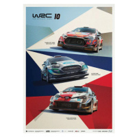 Umělecký tisk WRC 10 - The official game cover, Automobilist, 50 × 70 cm