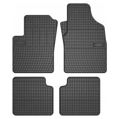 Gumové koberce černé Ford Ka II 2008-2016 Frogum