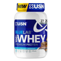 USN BlueLab 100% Whey Protein Premium 908 g karamel čokoláda