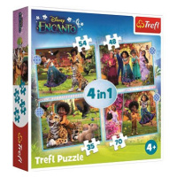 Trefl Puzzle Encanto 4v1 (35,48,54,70 dílků)