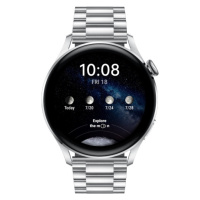 Chytré hodinky Huawei Watch 3 Elite 55026818 / 46 mm / 16 GB / GPS / 4G LTE / Stainless Steel Ca