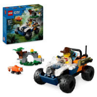 LEGO® City 60424 Čtyřkolka na průzkum džungle - mise panda červená