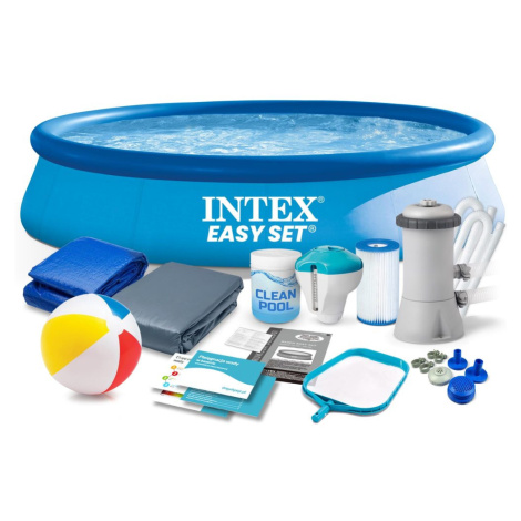 Intex Zahradní expanzní bazén 396 x 84 cm set 15v1 INTEX 28142