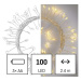 EMOS LED vánoční nano řetěz - ježek, 2,4 m, 3x AA, vnitřní, teplá bílá, časovač D3FW01