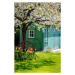 Fotografie Cozy cottage in a country garden, Germany, photography by Ulrich Hollmann, (26.7 x 40