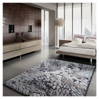 Hnědý koberec s exkluzivním vzorem Šířka: 120 cm | Délka: 170 cm