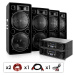 Electronic-Star Kompletní DJ systém "Phuket Pulsar Pro“, 1000W, repro, zes.