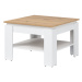 Konferenční stolek ERNIE LA05 bílá/dub evoke