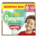 Pampers Harmonie vel. 6 15+ kg kalhotkové plenky 132 ks