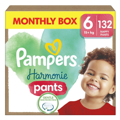 Pampers Harmonie vel. 6 15+ kg kalhotkové plenky 132 ks