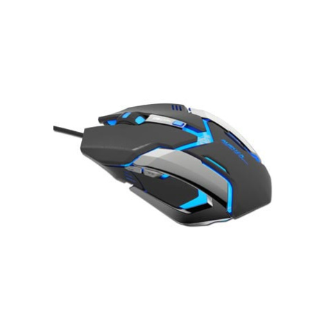 Myš drátová, E-blue Auroza Gaming, černá, optická, 4000DPI