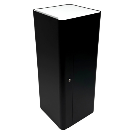 Caimi Brevetti odpadkový koš na tříděný odpad  CENTOLITRI W LOCK,100 L, plné víko bílé