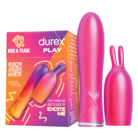 DUREX Play Vibrátor 2v1 se stimulační špičkou