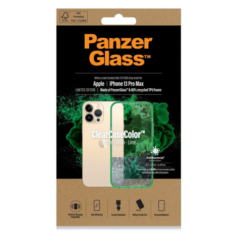 PanzerGlass™ ClearCaseColor™ pro Apple iPhone 13 Pro Max Lime (zelený)