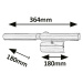 Rabalux svítidlo nad obraz Picture light E14 T25 2x MAX 40W saténová chromová 3641