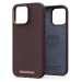 NJORD Genuine Leather Case iPhone 14 Pro Max Dark Brown