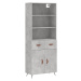 vidaXL Skříň highboard betonově šedá 69,5x34x180 cm kompozitní dřevo