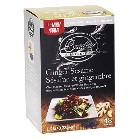 BRADLEY SMOKER Brikety Premium Ginger Sesame 48ks