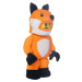 LEGO® plyšák Dívka v kostýmu lišky