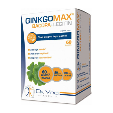 GinkgoMAX+Bacopa+Lecitin Da Vinci Academia tob.60