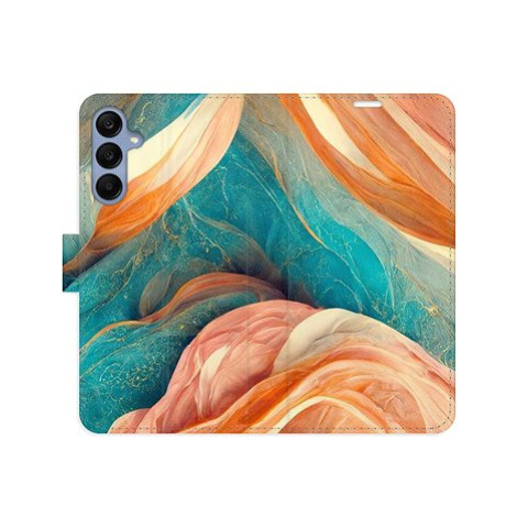 iSaprio Flip pouzdro Blue and Orange pro Samsung Galaxy A25 5G