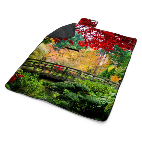 Plážová deka Most v parku: 200x140 cm