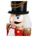 Vánoční figurka | NUTCRACKER | louskáček s činely | 30 cm | 836102 Homla.com