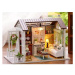 KIK DIY model - Domeček , obývací pokoj  s LED osvětlením