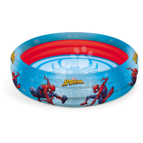 Mondo tříkomorový nafukovací bazén Spiderman 100 cm 16345 červený Via Mondo