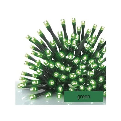 EMOS Standard LED spojovací vánoční řetěz, 10 m, venkovní i vnitřní, zelená