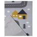 Hanse Home Collection koberce Dětský koberec Adventures 104535 Grey/mustard Rozměry koberců: 80x
