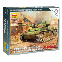 Wargames (WWII) tank 6162 - Panzer III Flamethrower Tank (1: 100)