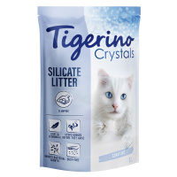 Tigerino Crystals kočkolit, 3 x 5 l - 20 % sleva - hrudkující stelivo – Sensitive, bez vůně