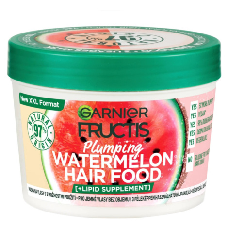 Garnier Fructis Hair Food Watermelon 3v1 maska pro jemné vlasy bez objemu, 400ml