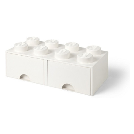 Úložný box 8 s šuplíky, více variant - LEGO Barva: bílá