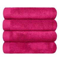 SCANquilt ručník MODAL SOFT růžová 50 × 100 cm