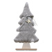 Dekorační vánoční stromeček s kožešinou LUSH 28 cm - různé barvy Barva: Tmavě šedá