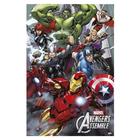 Plakát, Obraz - Marvel - Avengers Assemble, (61 x 91.5 cm)