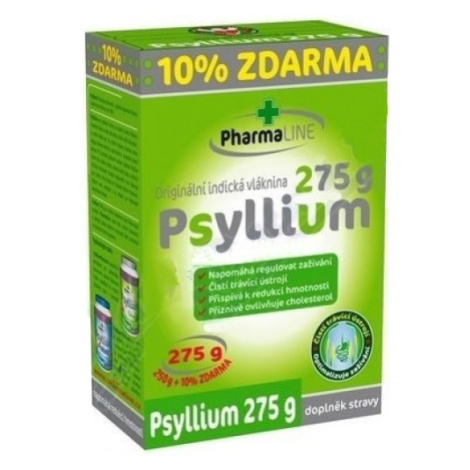 PharmaLine Psyllium - vláknina + 10% ZDARMA - krabička 275 g