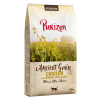 Purizon granule, 6,5 kg - 5,5 + 1 kg zdarma! - Adult Ancient Grain Sterilised s kuřecím a rybou