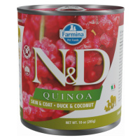 Konzerva N&D Quinoa Dog Skin&Coat Duck 285g