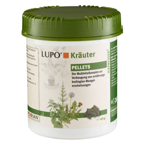 LUPO bylinné pelety - Výhodné balení: 4 x 675 g Luposan