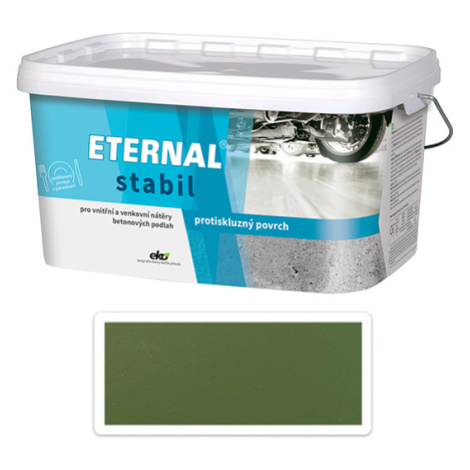 ETERNAL Stabil - vodou ředitelná barva na betonové podlahy 5 l Zelená 06