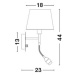 Nova Luce Elegantní nástěnná lampa Montato s LED diodou na flexibilním rameni NV 6916202
