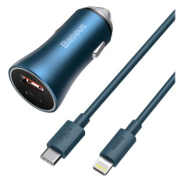 Rychlonabíječka do auta USB-C / USB 40 W Power Delivery 3.0 Quick Charge 4+ SCP FCP AFC s kabele