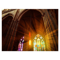 Fotografie Interior of St. Vitus Cathedral, Prague,, kavunchik, 40 × 30 cm