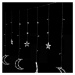 MULTISTORE Vánoční světelný LED řetěz Luna Stars 400 cm studený bílý