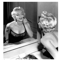 Umělecká fotografie On The Set, Marilyn Monroe., (40 x 40 cm)