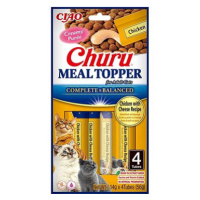 Ciao Churu Cat Meal Topper s kuřetem a sýrem 4 × 14 g